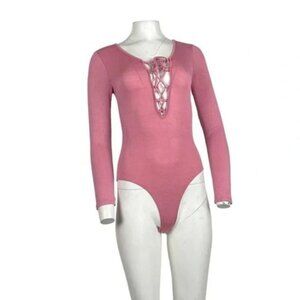 Long Sleeve Bodysuit Mauve